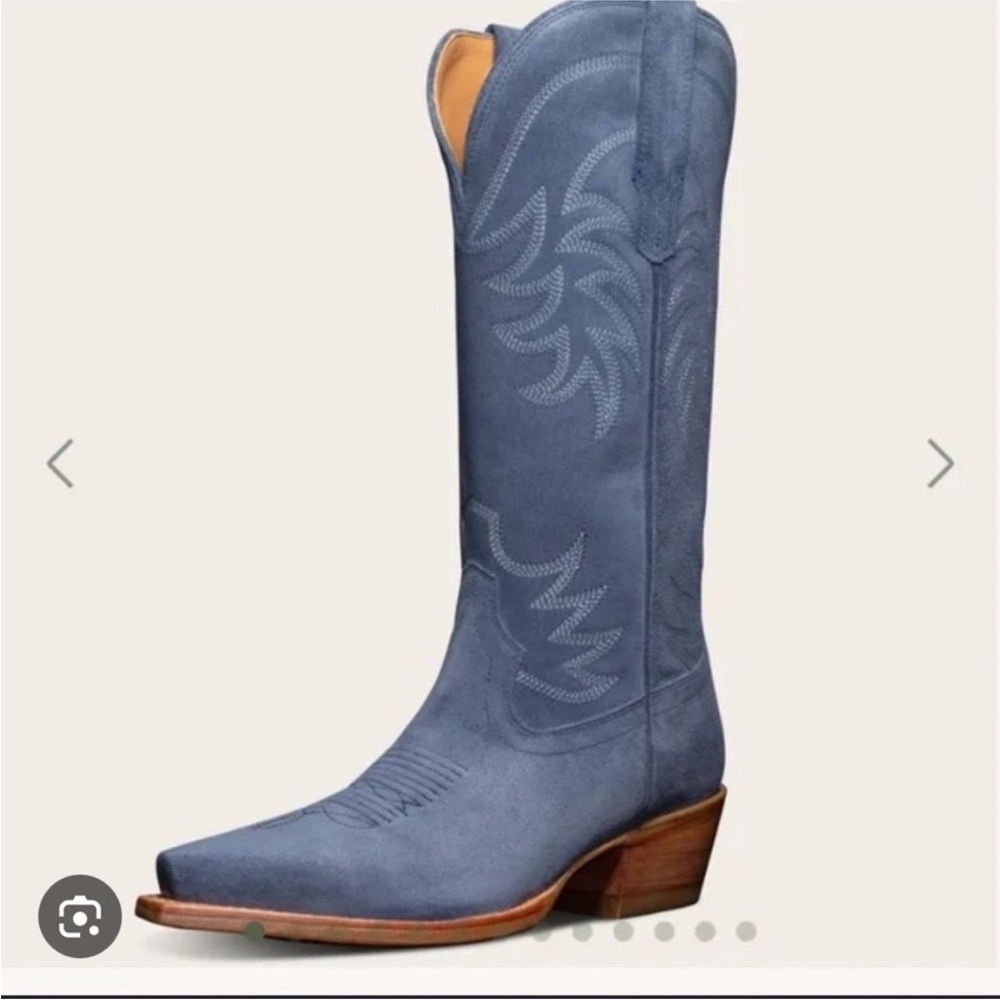 ISO Tecovas Annie Indigo Suede